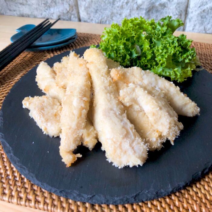 【おうち時間をヘルシーに☆】風邪予防☆トースターde揚げない鶏むねチーズフライ