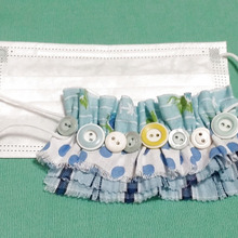 【マスクで耳が痛くならない】ヘアアクセをハンドメイド