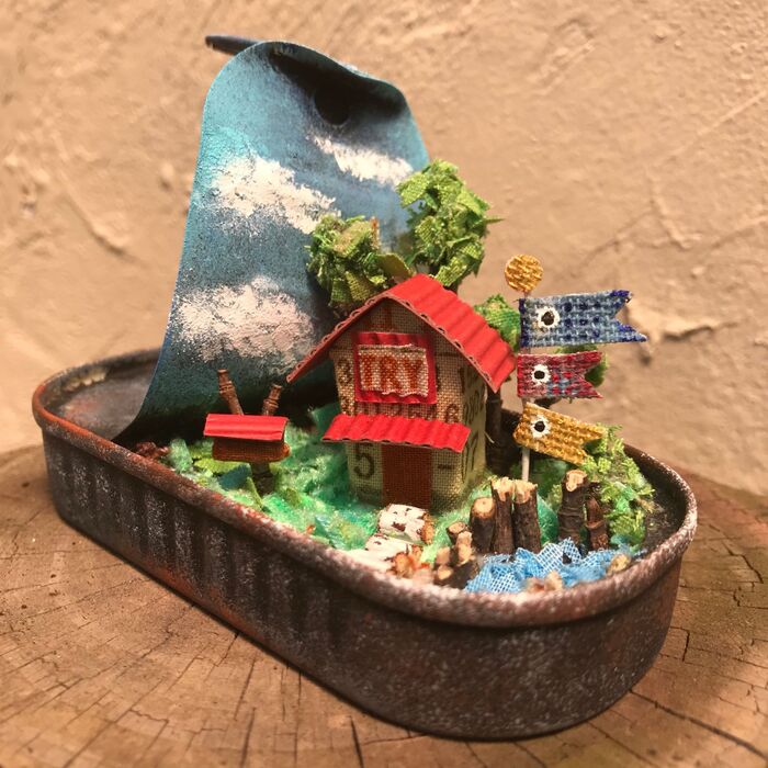 こいのぼりのある風景