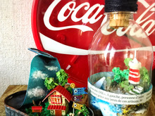 ハギレを刻んで作る!簡単ジオラマ!小さな風景2種