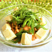 大葉キムチーズ納豆