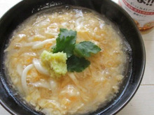 えっ~!調味料1本で作れるの?本当です!!♡超簡単、めちゃうま!卵のあんかけうどん♪