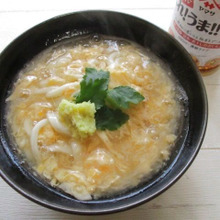 えっ~!調味料1本で作れるの?本当です!!♡超簡単、めちゃうま!卵のあんかけうどん♪