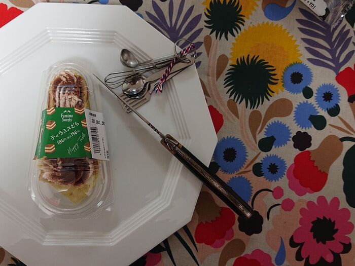 どうしても、食べやすいティラミスにしたかった・・・・・の巻き