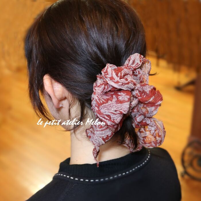 【セリア】生地を穴に通すだけのポニーフック♡自作フックも♡