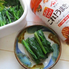 野菜不足はこれで解消!♡漬けるだけ♡水気もあんまりきらずに漬けてね!ほうれん草のおひたし♪
