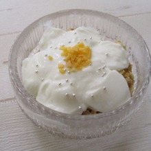 3分で完成!春の花♡はじまりの色♡Soft windflower(二輪草)の花咲くヨーグルト♪