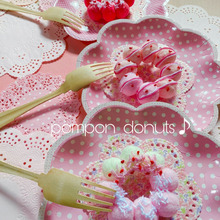 おうちで楽しむ♪カンタン♪ときめきハンドメイド♪ *デコレーションボールで作ろう♪リングドーナツ編*