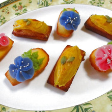 餡のお花プラスで華やかに♪ハイブリッドスィーツ♡新しい!スィートポテトの楽しみ方