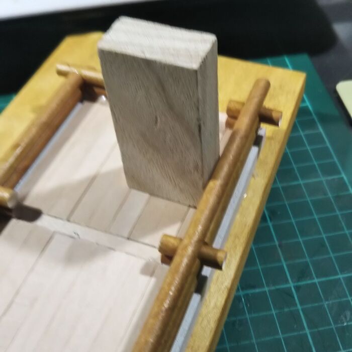 3段目の取り付け。