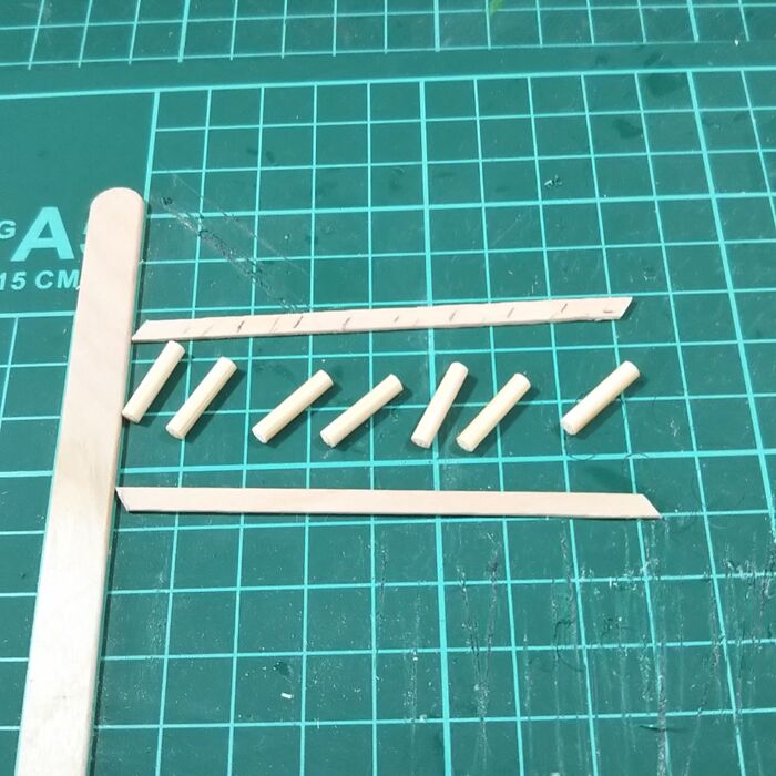 階段の製作。