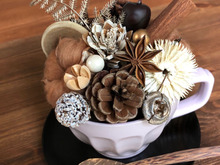 100均ドライ&フェイクで簡単カフェ風アレンジ♡プレゼントにも