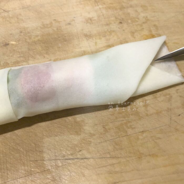 ⑥ウロコは切り過ぎないように!