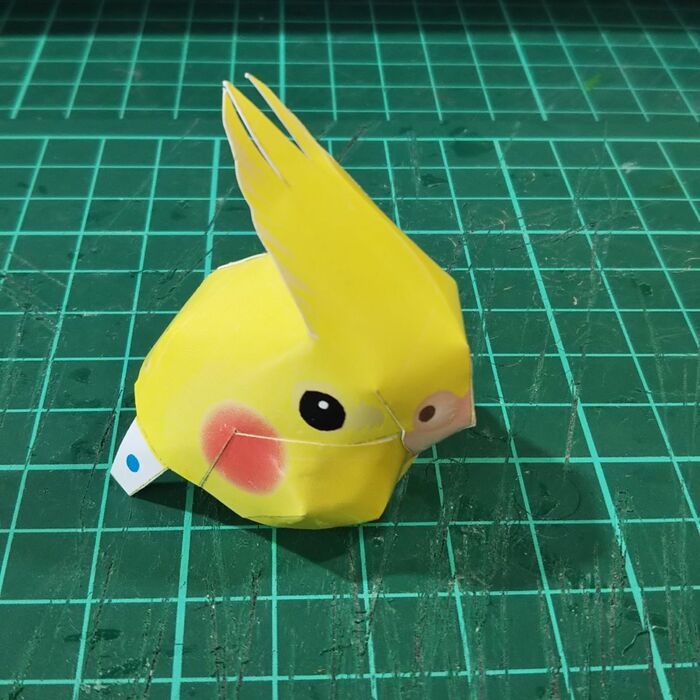 パーツ(1)と(2)の組み合わせ。