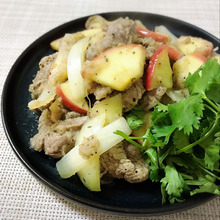 【激安お肉が衝撃のやわらかさ】林檎&生姜の酵素の力で♪激安肉用・アップルジンジャーソースのレシピ