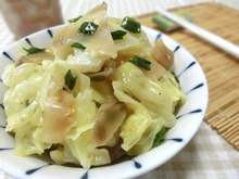 5分以内☆ ちぎり春キャベツとザーサイの中華和え