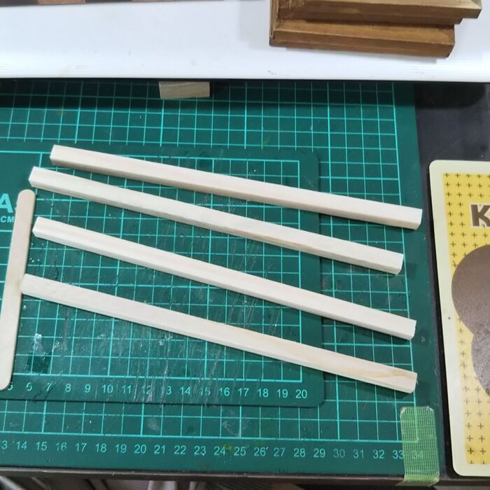 角材加工。