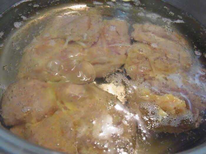 揚げ油は低温で・・