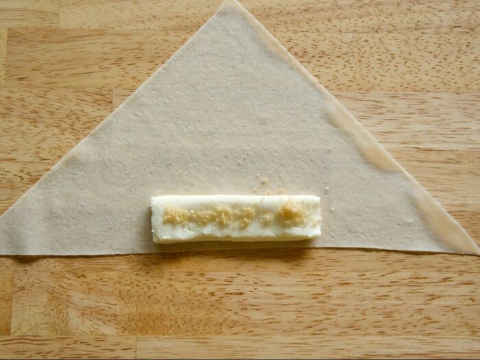 2 具材を置きます。