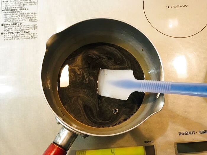 作業は煮詰めるだけ。