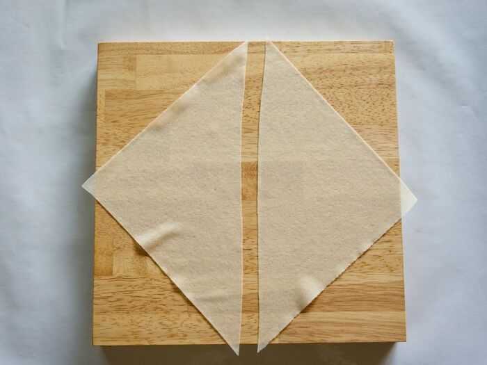 1 材料を切ります。