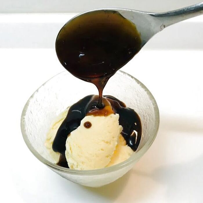 黒蜜アレンジ②バニラアイスwith黒蜜