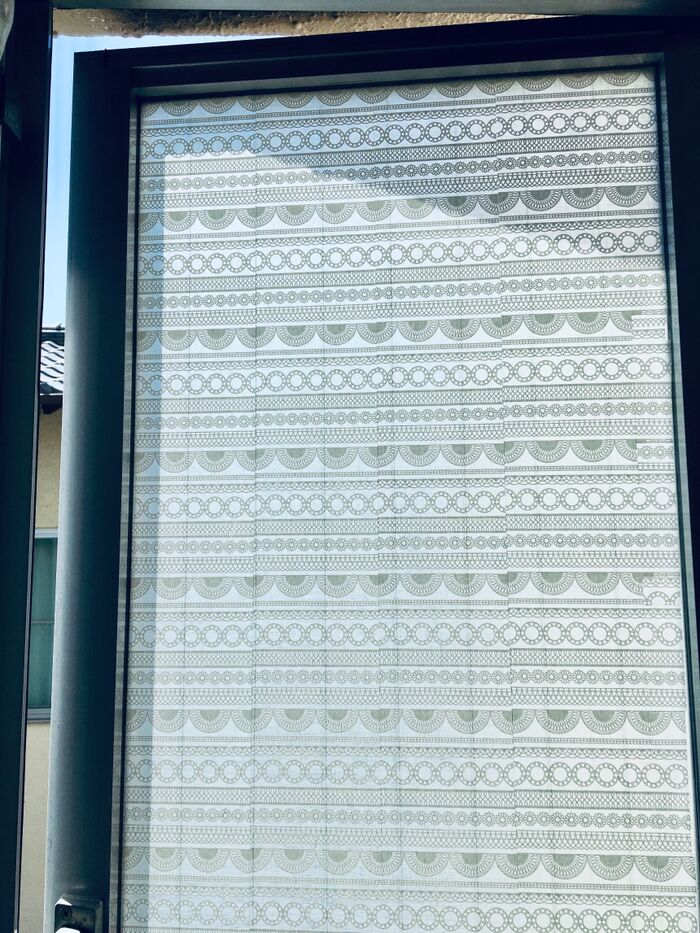 貼り終えました。