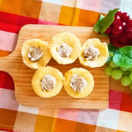 ホットケーキミックスで作る「焼売ケーキ」で飲茶にしませんか?★☆★