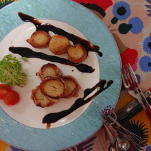 Fake帆立ベーコン巻、ほぼ帆立VSほぼエリンギ