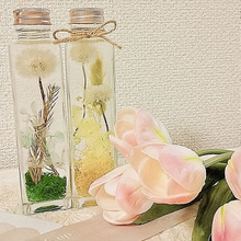 Yahoo!ニュースで紹介されました!ずっと~可愛い綿毛が楽しめる「ハーバリウム」を作りました♪