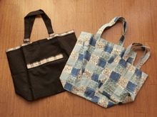 防水バッチリ!!傘布で作ったエコバッグ