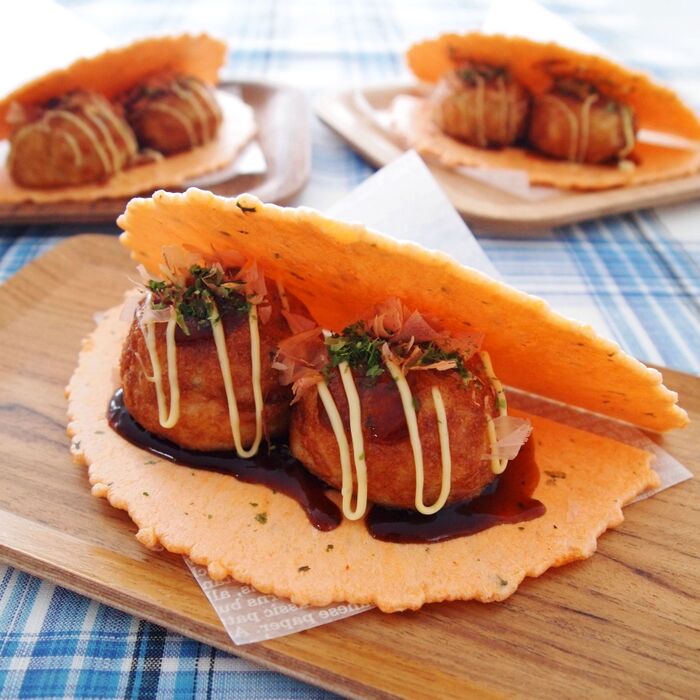 ごっつ旨い!お好み焼・たこ焼アレンジレシピ「たこ焼せんべい」