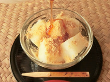 片栗粉で作れる!!もちもちのミルクわらび餅風