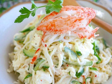 やみつき❤切り干し大根のデリ風サラダ*カニカマきゅうりとクリームチーズ入り