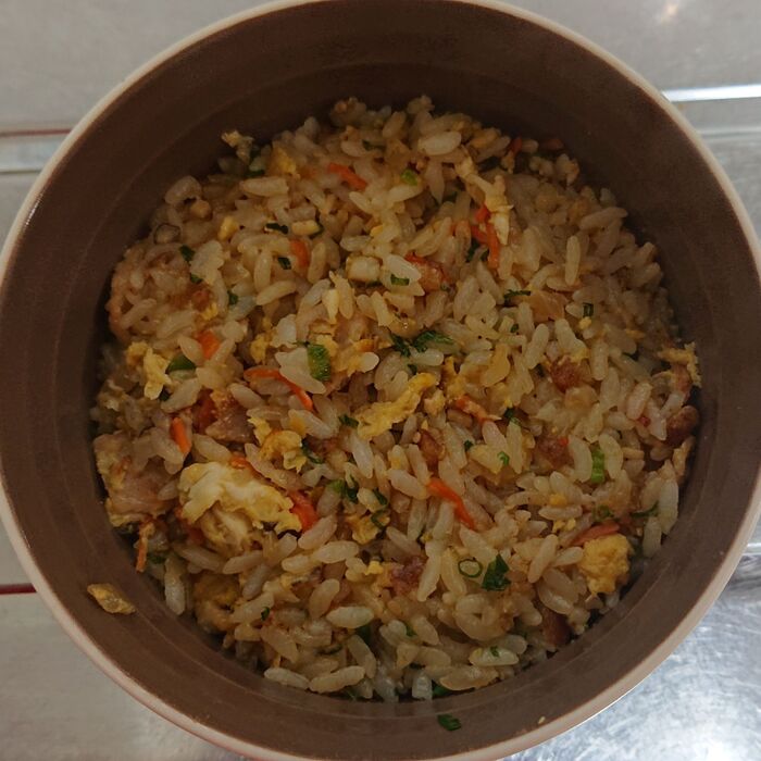 小さ目の丼に詰める!!