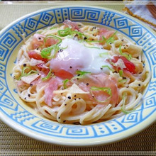 とってもヘルシー冷製カルボナーラ