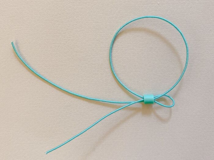 トマトのヘタはリボン通しスタイルで♪