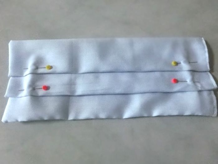 4.プリーツを作る