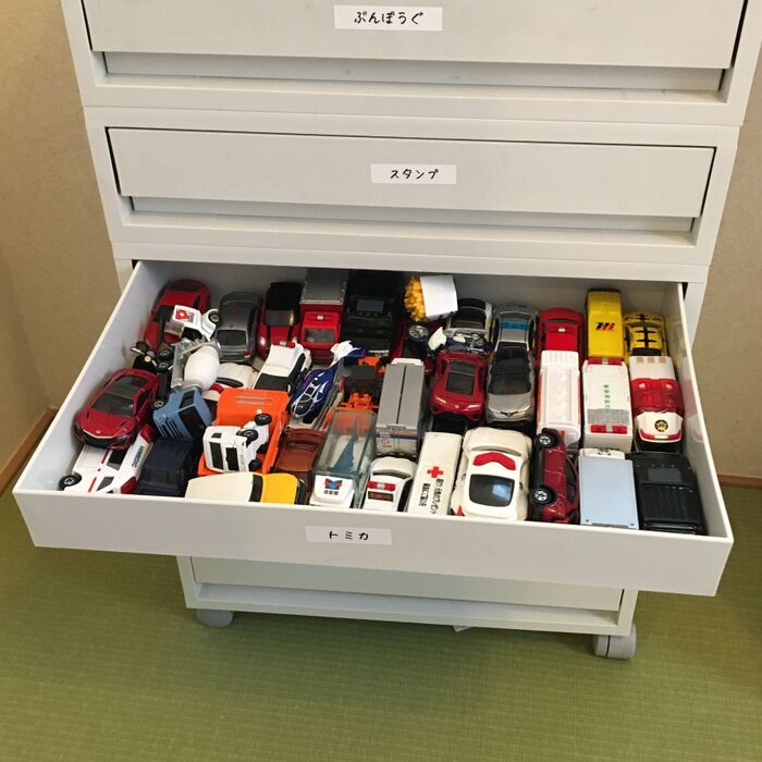 トミカの収納にも!無印良品の引き出し。子供と収納用品選び。