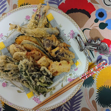 ハンダマの天ぷら、予想通り粘りが美味しい!!