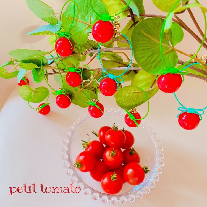 おうちで楽しむ♪カンタン♪ときめきハンドメイド♪ *ビーズで作ろう♪プチトマト編*