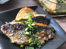 【焼いて浸すだけ‼】旬のアジで免疫力・疲労回復に☆アジと山芋の焼き浸し