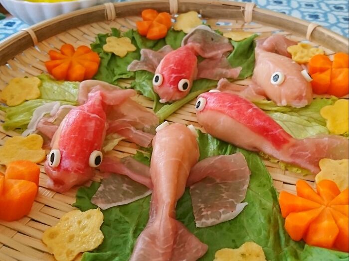 リアル鯉の生ハムポテサラ