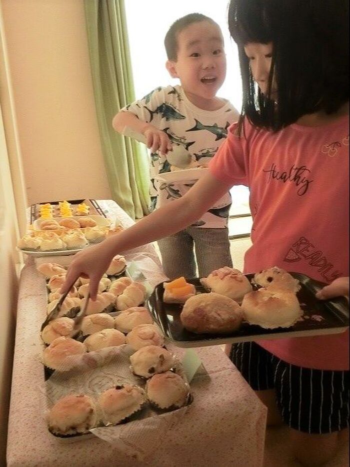 子供が喜ぶ!!おうちパン屋さんオープン♪