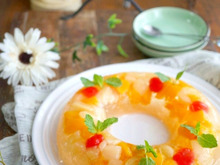 ダイソーのエンジェルプレートで簡単♪子供も大すき!しゅわしゅわ★フルーツポンチ風ゼリー