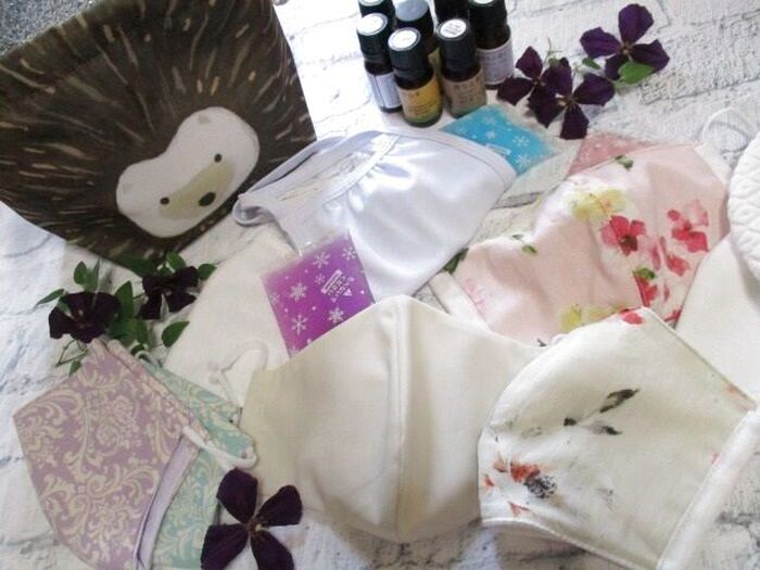 ≪開けると気分上がる≫冷やしマスクはじめました≪ひんやり感持続♡持ち運び可能!アロマ厳選2点効能紹介