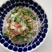 セブンの「オクラと長芋ミックス」でダイエット蕎麦