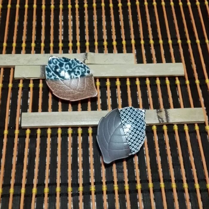 可愛い和柄 葉っぱの小皿