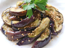 レンジで5分で簡単なすのめんつゆ和え