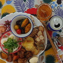 夕ご飯、ちょい飲みoneplate、もちパパの場合・・・・